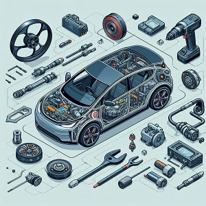 components electric car